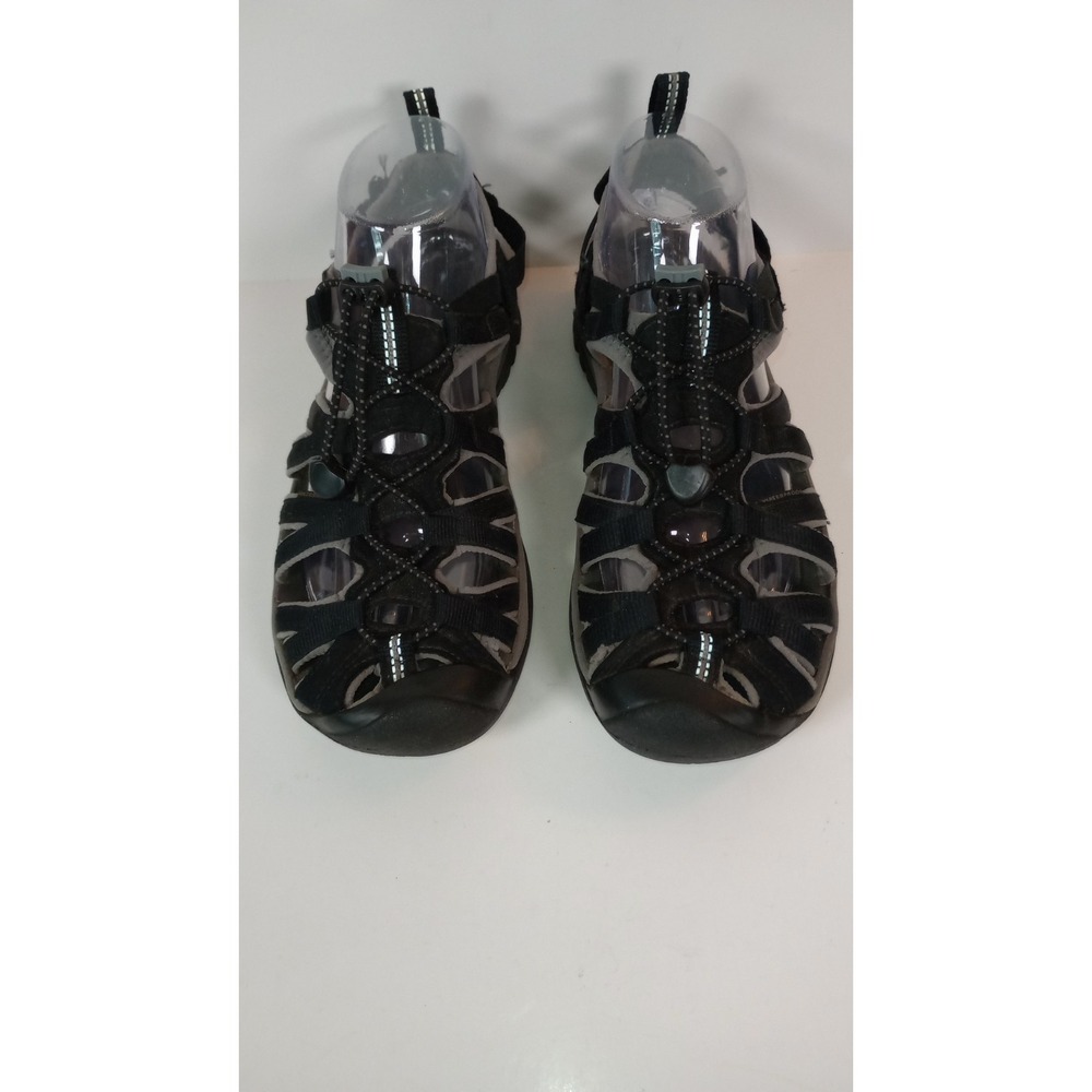 KEEN Whisper Sport Sandals Black Ballistic Nylon Women 8 M Hiking Sandals